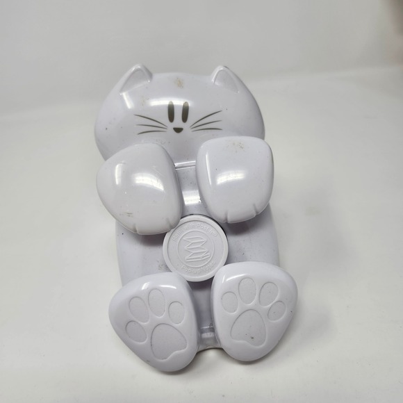 Post-it Pop-Up‎ Note Dispenser Cat Kitty Desk Office Supply White Cute - Picture 1 of 3
